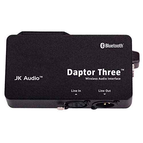 JK Audio Daptor Three Bluetooth Wireless Audio Interface, 200 Ohms Output Impedance