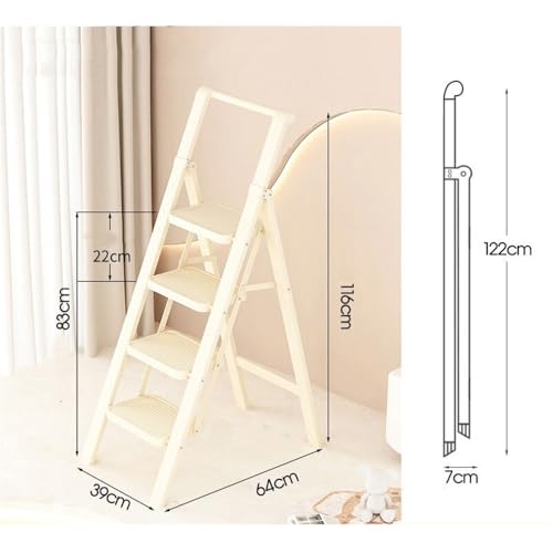 Escalera de mano plegable de acero con 3 o 4 escalones para el hogar y almacén 3