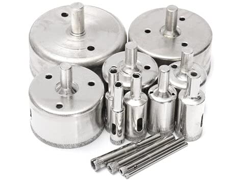 Brocas para taladro set 14 piezas 3-70 mm para cerámica y vidrio miniatura 1