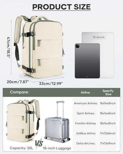 Image of coofay Vacuum Backpack Travel with Pump Vacpack Travel Backpack with Vacuum System Compression Backpacks