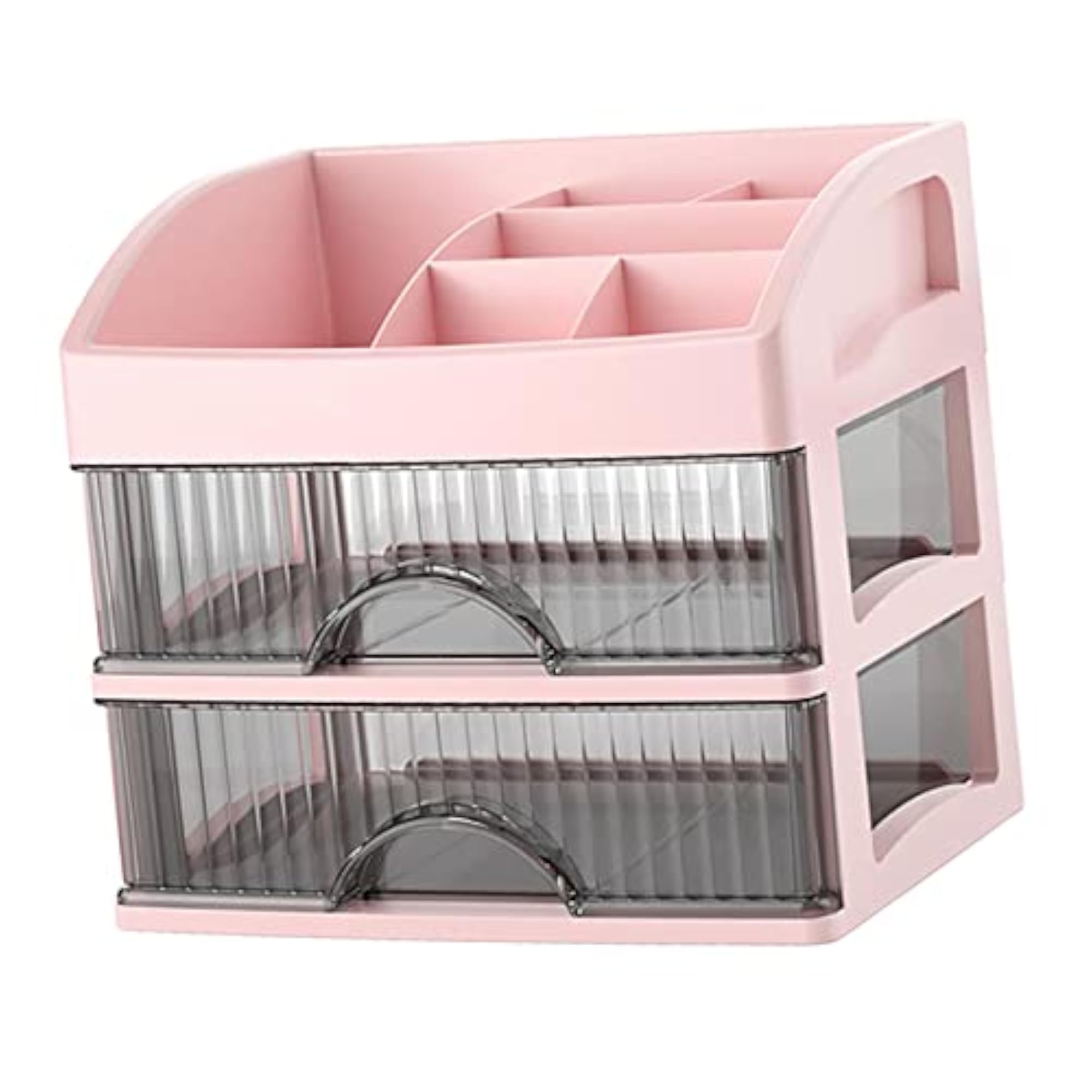 Cosmetic Display Cases with Clear Drawers Desktop Organizer