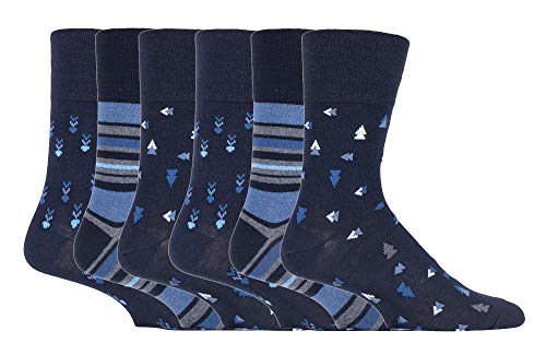 Chaussettes sans élastique en coton peigné premium Gentle Grip pour homme