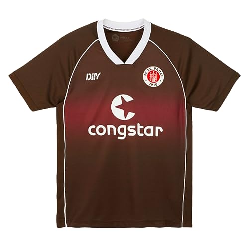 DI!Y Herren Fußballtrikot FC St. Pauli 23-24 Heim braun XL