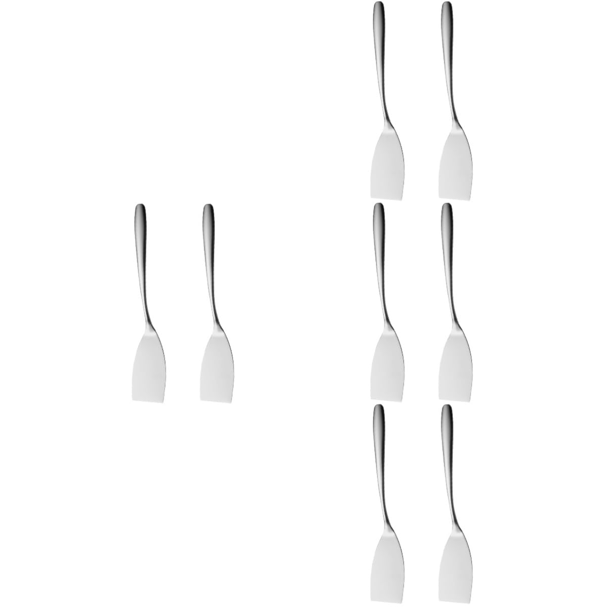 Toyvian 8pièces Spatules Acier Pour Poissons Et Pizzas Ustensiles De Cuisine Flippers Pour Et Barbecue