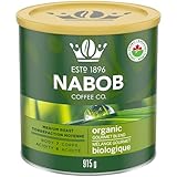 Nabob Organic Gourmet Blend Ground Coffee, 915g/32.3 oz., (6 pack) {Imported from Canada}