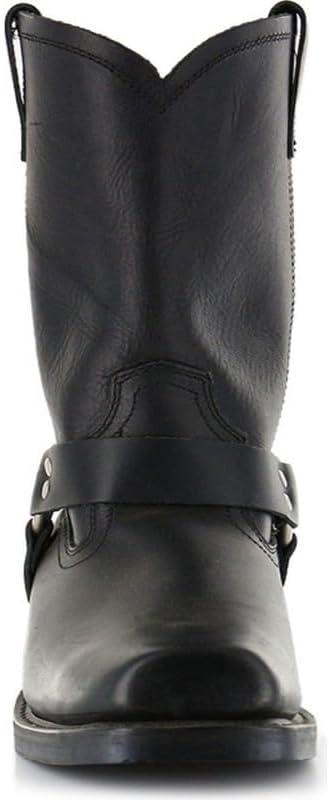 Men's Western Boots Leather Embroidered Cowboy Boots for Men Composite Safety Toe Country Boots Mid Calf Boot Work Boot
