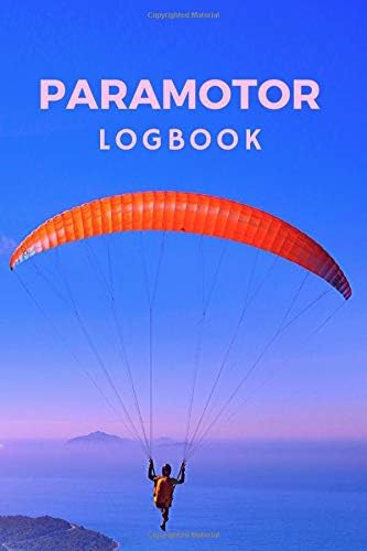 Libro de registro de paramotor: diario para el seguimiento de la duración de los vuelos, lugar de lanzamiento y aterrizaje, clima, distancia, viento y también inspección posterior al vuelo | montañas y océano