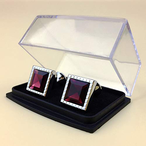 Image of S&W Wedding Cufflinks for Men Cuffs with Gift Box Business for Tuxedo Shirt