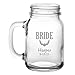Letâ€™s Make Memories Personalized Wedding Party Glass Mason Jar - Bridal Party Keepsake - Bride
