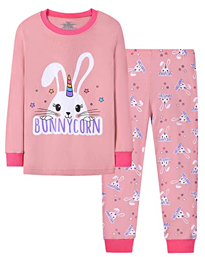 Joyond Easter Pajamas For Boys Girls Soft Cotton Kids Bunny Pjs Set Size 2T-12Years