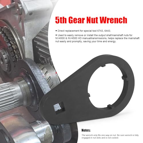 Image of Dyno Racing 8-Pack 1 /2 inch Drive Mainshaft 5th Gear Nut Wrench & 5th Gear Lock Nut Retainer Kit for Dodge Cummins NV4500 Transmission 1994-2004