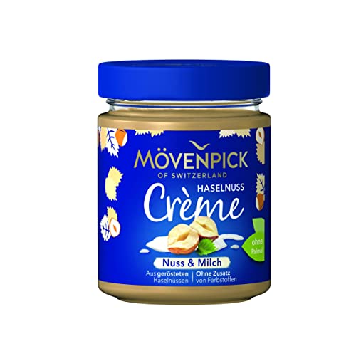 Mövenpick Haselnuss Crème Nuss & Milch, Premium Nuss-Brotaufstrich, 300g