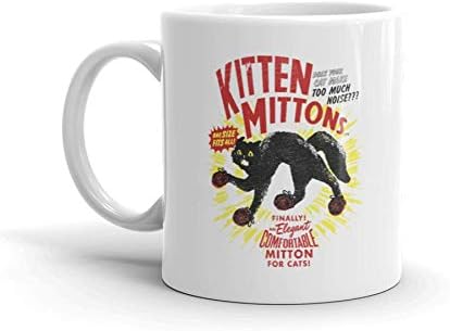 FX Its Always Sunny in Philadelphia Kitten Mittons White Mug 11 oz