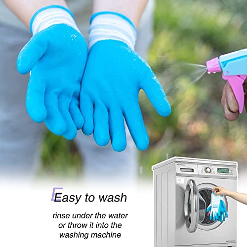 Schwer 9 Pairs Gardening Gloves For Women And Ladies, Breathable Rubber Coated Yard Garden Gloves, Outdoor Protective Work Gloves With Grip, Medium Size Fits Most #TOP3