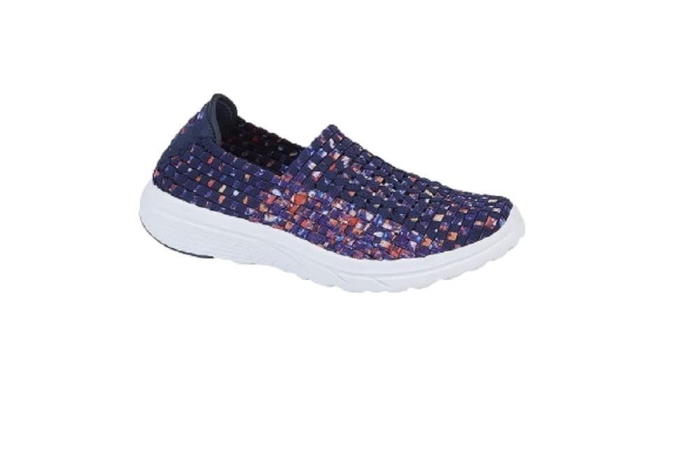 Dek Women's L9539 Slip On Interlaced Elasticated Bar Shoes