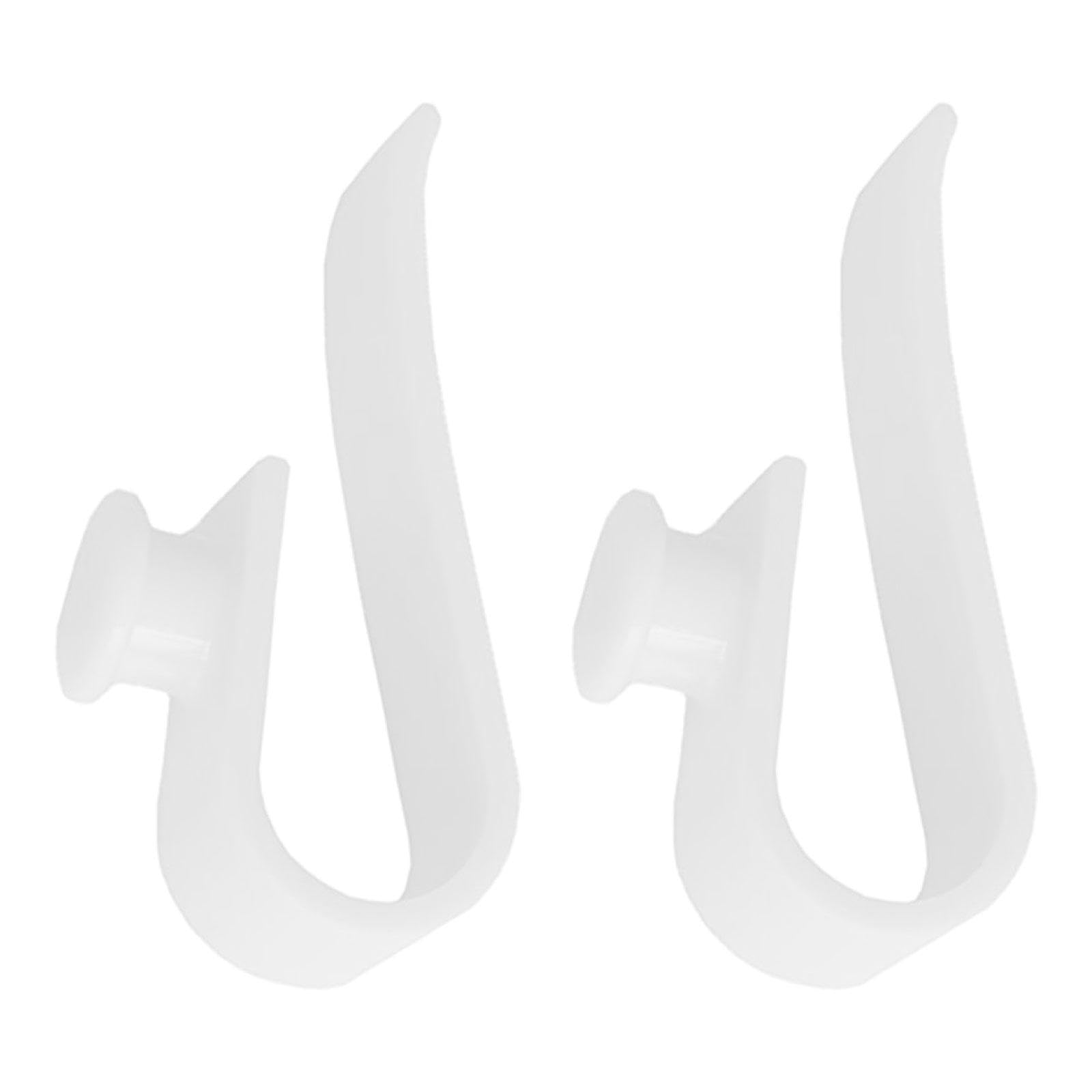 2x Hooks Accessories for beach Bags Cup Keychains for Briefcases Bags Wallets White-image-21