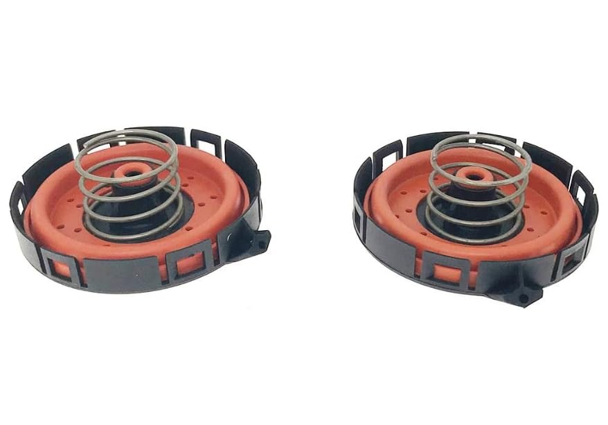 FANHAY2pcs Crankcase Vent Valve PCV Pressure Regulating Valve Covers for BMW 545i 2004-2005, 550i 2006-2010, 645Ci 2004-2005, 650i 2006-2010, 745i/Li 2002-2005, 750i/Li 2006-2008, X5 2004-2010