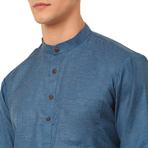 Image of Jompers Men's Cotton Ethnic Solid Kurta.