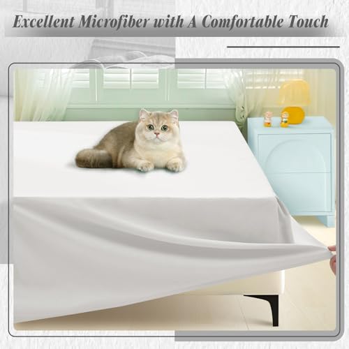 Heywaller XJN240515-073 White Wrap Around Bed Skirt thumb #4