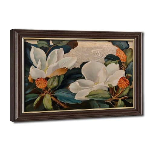 Toile magnolias blancs Jessie Arms Botke pour décoration bureau élégante