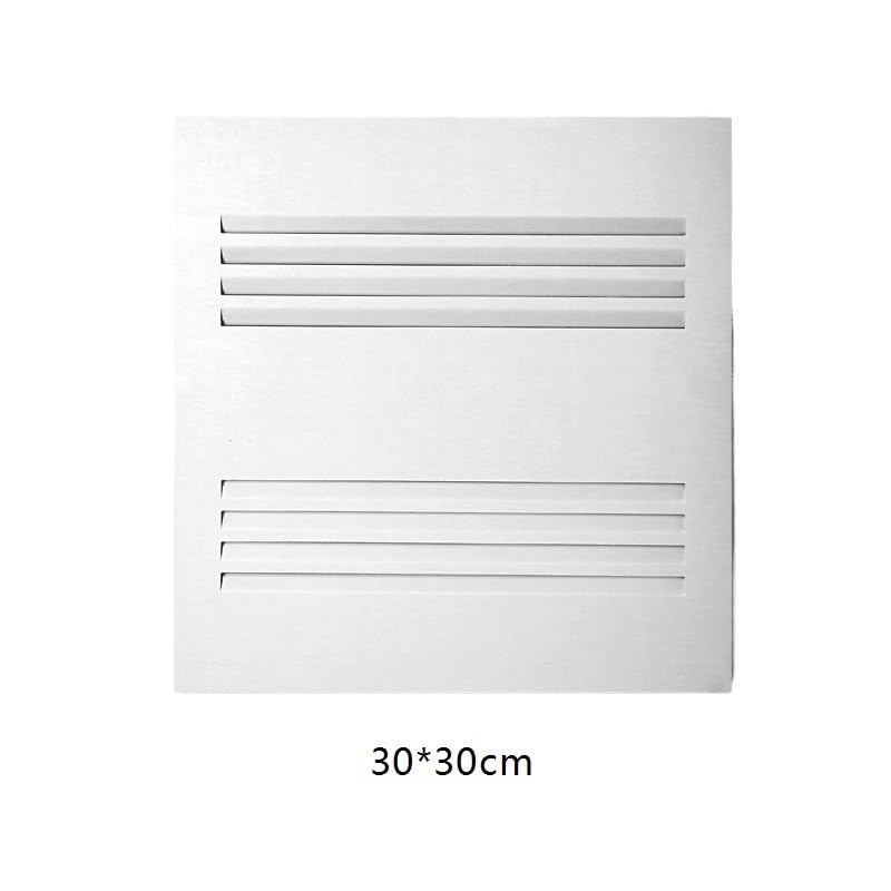 Ventilador Ventilador de techo ultrafino y silencioso for cocina y baño, extractor de aire integrado, 30 x 30 cm Cuarto de baño