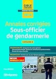  Annales corrigées sous-officier de gendarmerie 2019: Catégorie B