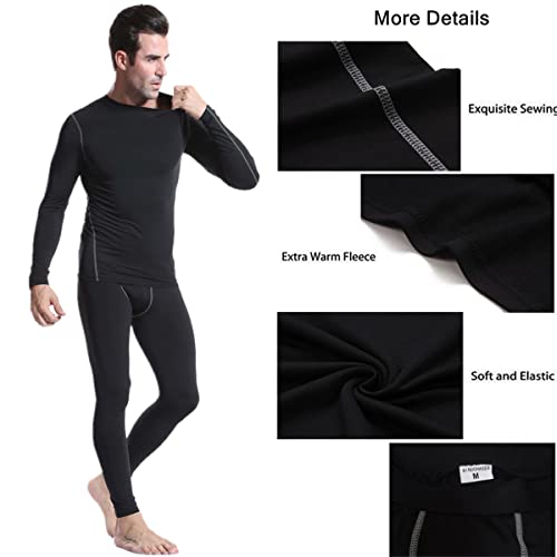 Image of WINDCHASER Mens Thermal Underwear Set Winter Sport Hunting Gear Sport Long Johns Base Layer Bottom Top