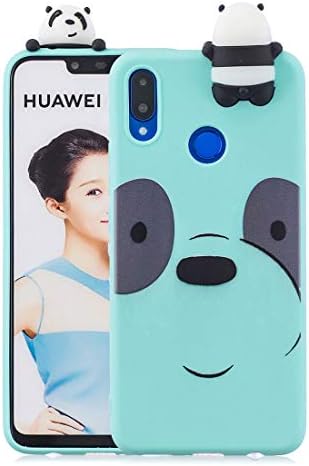 MZBaoLingMeiDongUS Huawei Nova 3i Case - 3D Cute Cartoon Pattern Case Slim Thin Soft TPU Silicone Shell with Bumper Protective Back Phone Cover for Huawei Nova 3i (Panda)