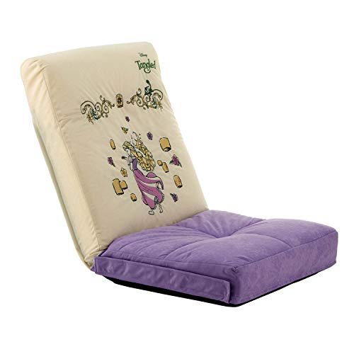 [ベルメゾン] ディズニー 座椅子 １４段階 リクライニング 完成品 連結できる ラプンツェル