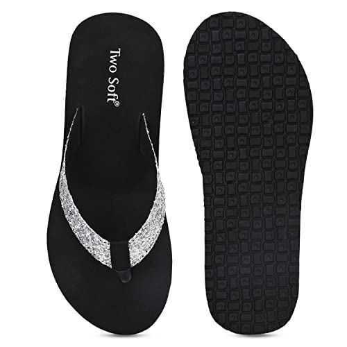 Image of BestWomen Slipper Stylish Comfortable Lightweight Soft Flaxsible Casual Flip Flop /Girls fancy chappal BZ1-P2 009