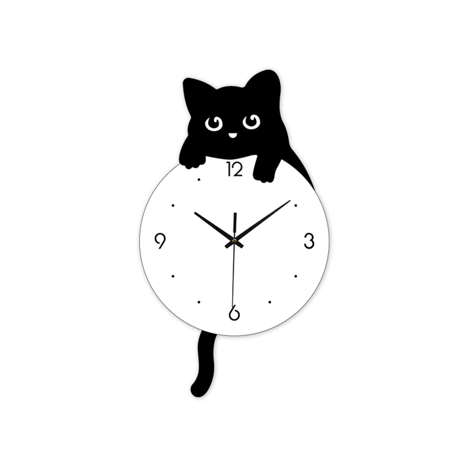 Jazuaiao Silents None Ticking Wall Clocks Battery Operated, Decorative Clock for Bathroom Living Room Decorative Wall Clocks for Shelf