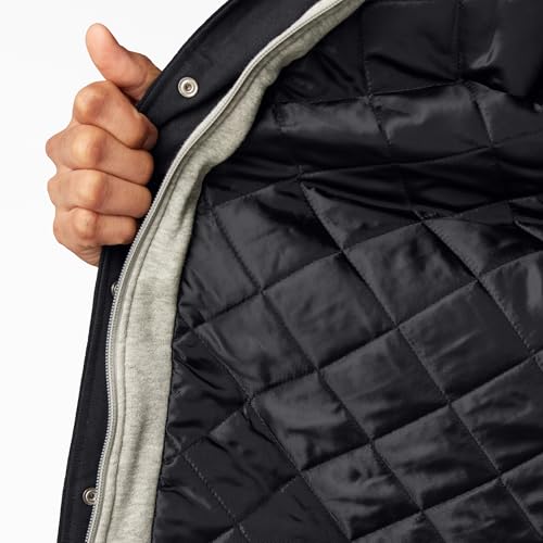 Image of Dickies Men's Relaxed Fit Icon Hooded Quilted Shirt Jacket