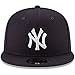 New Era MLB 9FIFTY Basic Adjustable Snapback Hat Cap One Size Fits All (New York Yankees) Black