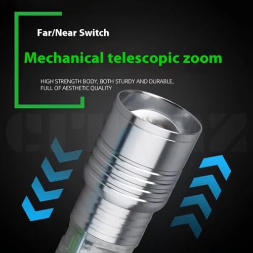 Image of Small Keychain Flashlight Mini Portable Rechargeable LED Flash Light 8 Modes USB-C Emergency Light,Flashing Warning Light, Portable Flashlight for Outdoor Hiking, Indoor Repair, Camping.