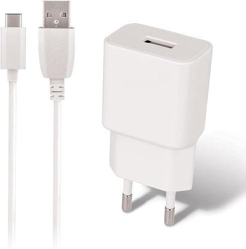 Schnellladung Wandadapter mit USB-C/Typ-C Kabel 2.1Amp