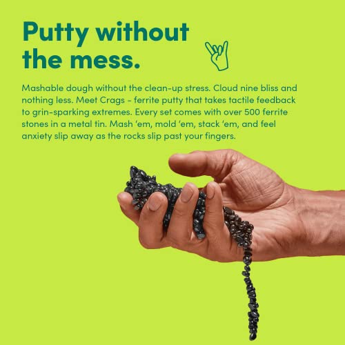 image for Speks Crags Ferrite Putty | 500+ Ferrite Stones in a Tin, Fidget Toy f