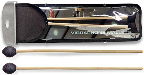Stagg - Stagg 15161 43 cm 17-Inch Rattan Vibraphone Mallet with Hard Wool Wrapped Head (Pair of 2)
