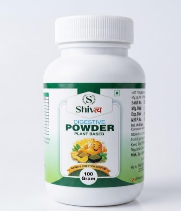 Shivatv Digestive Powder, Plant Based, Natural Digestion Support, Gut Health Formula, 100 Gram-image-2