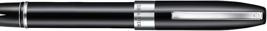 Sheaffer Legacy 9064 Glossy Black Pen (Fountain Pen with Medium Inlaid Nib and pen pouch)