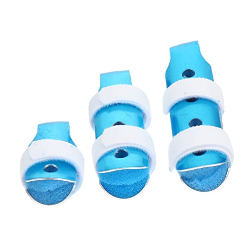 minkissy Protective Covers for Fingers 3 Pack Finger Fixing Covers Injured Fingers Protector Metal Sponge Finger Splints for Finger Straighteners