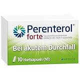 Perenterol forte 250 mg 10 Kapseln bei akutem Durchfall & zur Vorbeugung - entzündungshemmend & verhindert übermäßigen Flüssigkeitsverlust