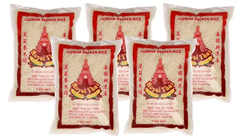 5er Pack Jasmin Duftreis [5x 1kg] Jasminreis ROYAL THAI Bruchreis Cover