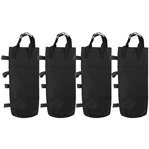 Respicefinem Windproof Weight Sandbag Set of 4 Heavy Duty Tent Anchors for Outdoor Canopy Sunshade Awning Stability in Windy Conditions