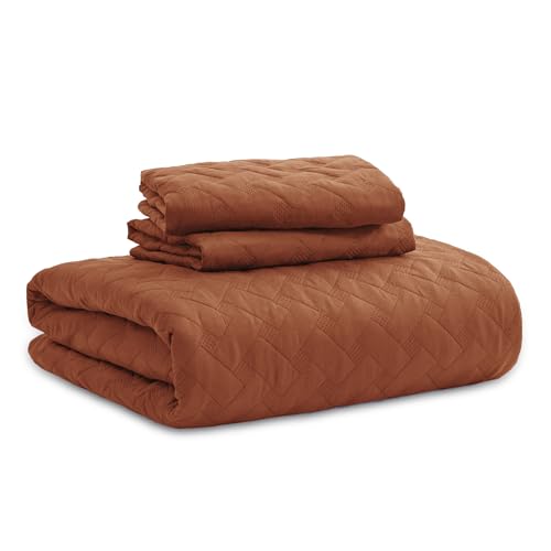 image for Bedsure Quilts King Size - Lightweight Bedspreads King Size with Baske