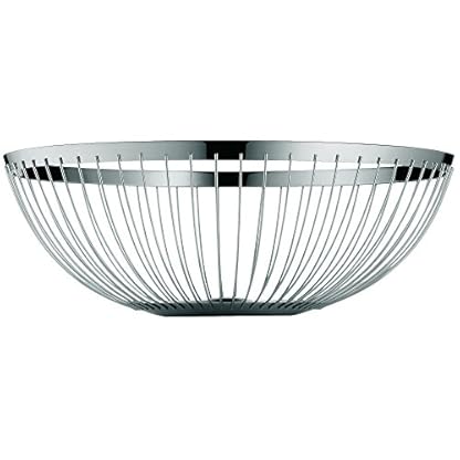 WMF Concept Obstkorb groß 26 cm, dekorative Obstschale, Brotkorb, Cromargan Edelstahl poliert & Küchenhandtuch-Set 3-teilig, Baumwolle Küchentücher, 2 Geschirrtücher, Handtuch, Geschirrhandtuch – Bild 5
