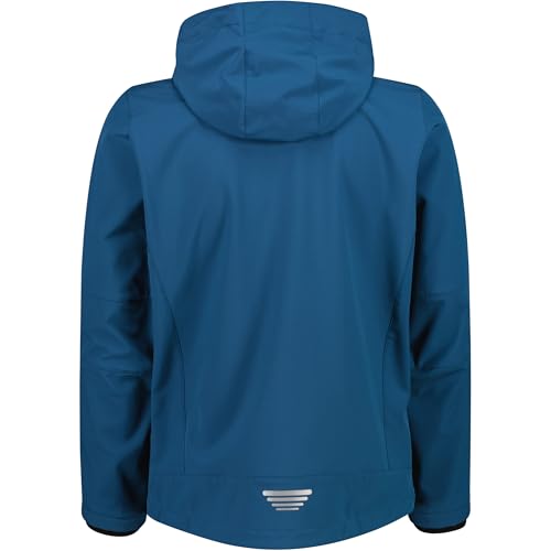 Veste softshell homme CMP avec capuche zippée pétrole taille S - 2