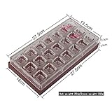 Resistente QUICKLYLY Molde Duro De La Pc DIY Bandeja del Caramelo Policarbonato Barra Chocolate 3D Bombon Conico Rectangular
