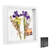 El marco de fotos 3D está hecho de madera con una parte frontal de acrílico transparente y una profundidad interior de 3 cm, haciendo que los marcos de fotos 3D refresquen y aporten calidez a tu hogar.