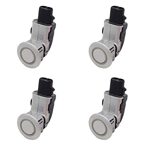 TLKHENG PDC Parking Assist Sensor Bumper Reverse Backup Parking Sensor 89341-45030-B0 for Toyota Sienna 2006-2010 (Pack of 4) Silver