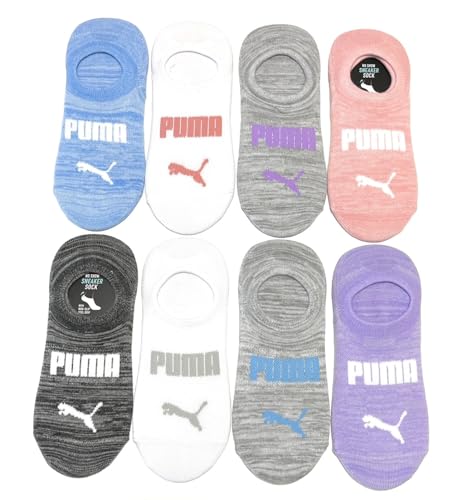 Puma Ladies Sneaker Liner Socks, 8-pair (Multi Color), 9.5 - Main Image